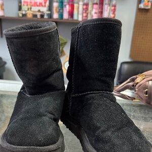 UGG Black Suede Footwear